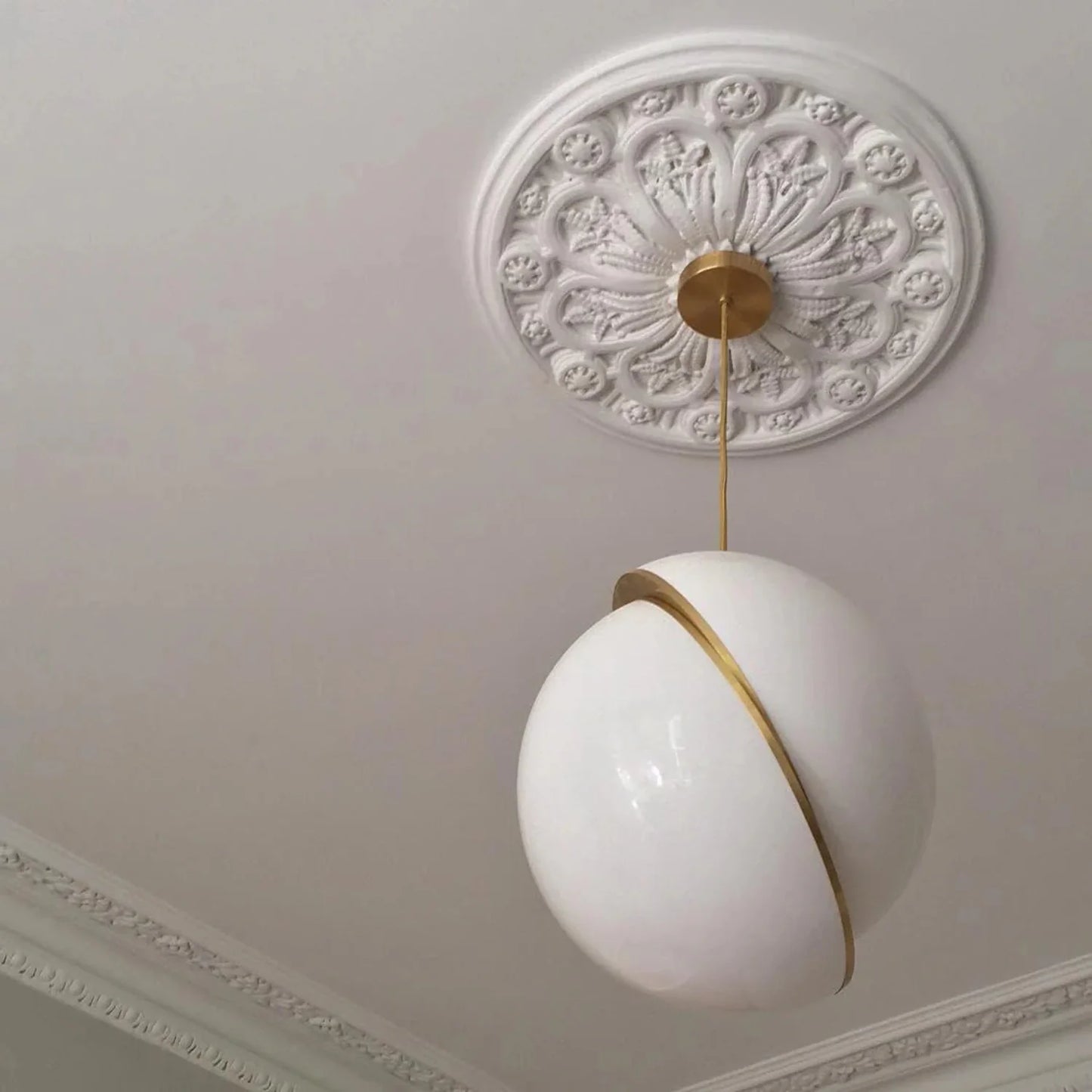 Golden Ball Pendant Lamp
